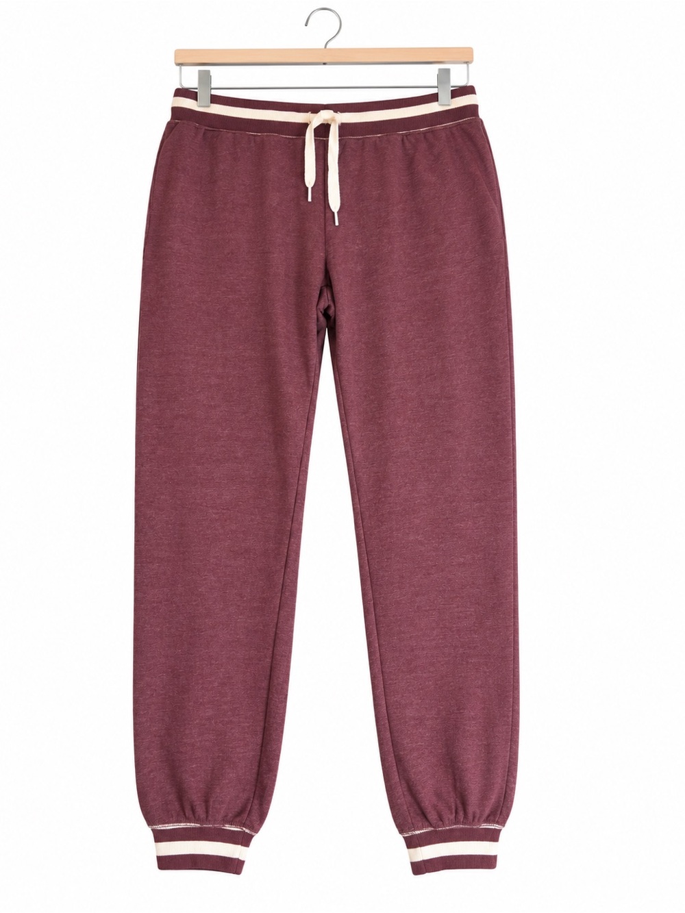 U.S. Vintage Women’s XL Burgundy Striped Straight Leg Lounge Pants